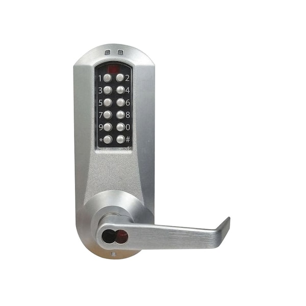E-Plex 5000 Cylindrical Lock with Privacy, Winston Lever, 100 Access Codes, 3,000 Audit Events, Corb